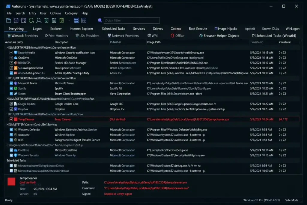 Building ongoing detection habits